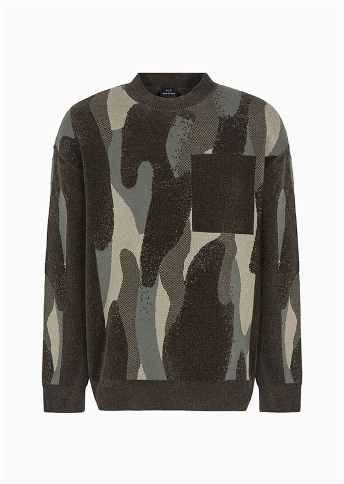 Armani Exchange 6dzm1j_zm4hz Trui Groen L Man