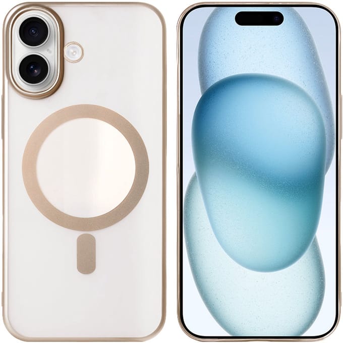 Rixus Instinct Mag Case For iPhone 16 Desert Titanium