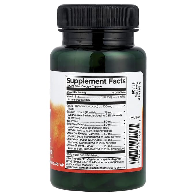 Energieboost, Veggie Embo Caps® 60 Tabletten