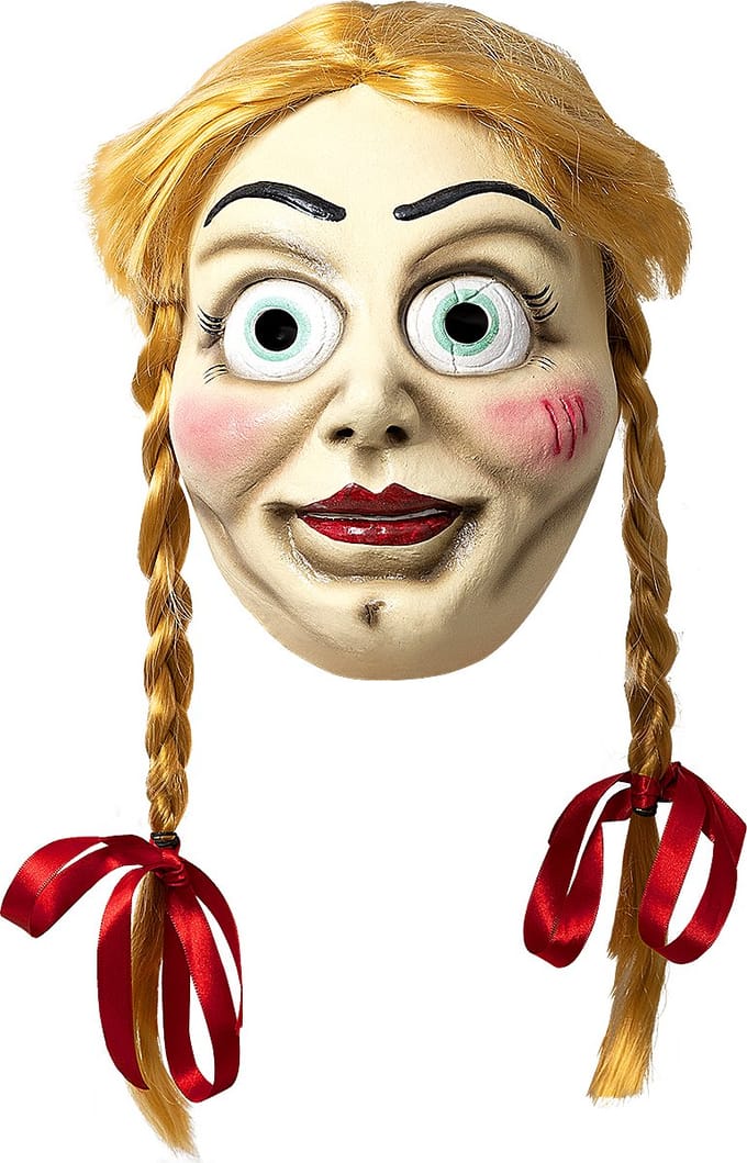 FUNIDELIA Annabelle Masker voor vrouwen en mannen - Wit