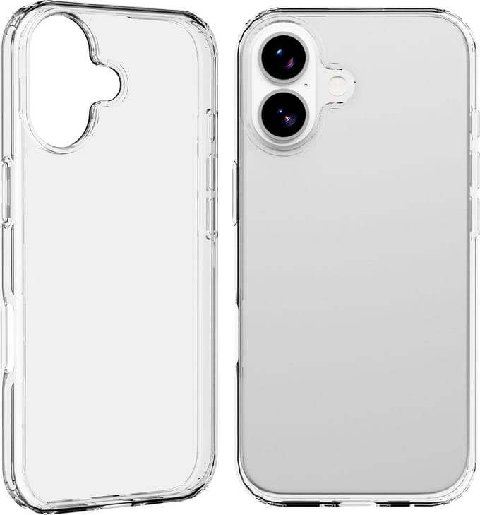 Cellularline Clear Duo Hoesje - Geschikt voor iPhone 17 - Dual-Layer & Shockproof - Transparant