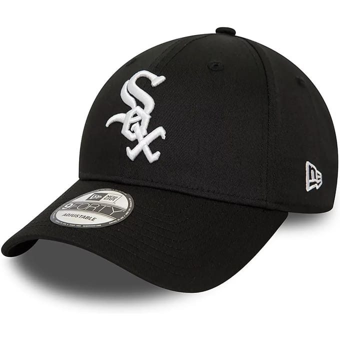 New Era Chicago White Sox World Series World Series Patch Black 9FORTY Adjustable Cap