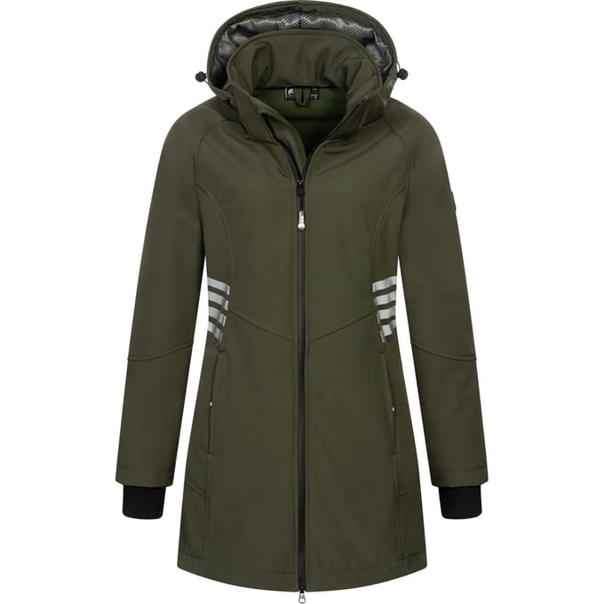 Arctic Seven Dames Softshell Jas AS-305 – Lang, Waterafstotend, Reflecterend