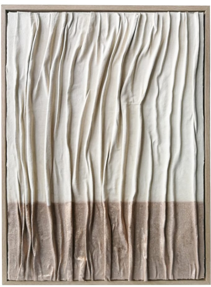 Schilderij abstract tweekleurig
