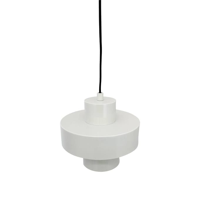 Dyberg Larsen hanglamp Stoke, putty wit, Ø 20 cm, metaal