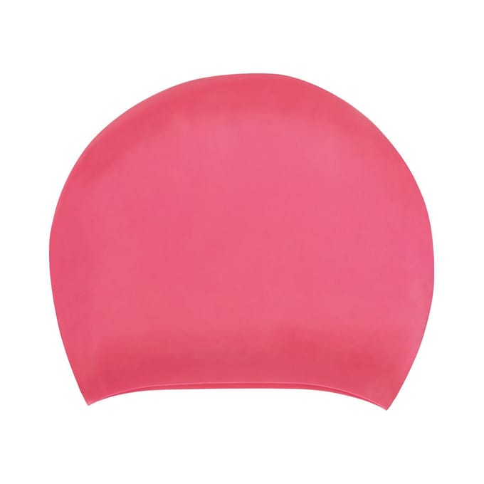 Speedo Unisex Volwassen Lang Haar Siliconen Zwemmutsje (Roze)