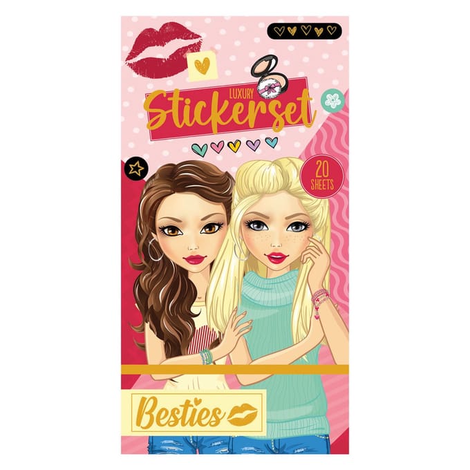 Besties Luxe sticker boek 23x12cm