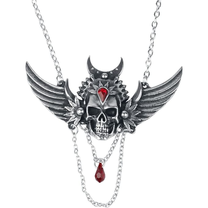 Alchemy Gothic - Gothic Halsketting - Immortal Ayesha - zilverkleurig