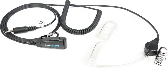 DerComms® Headset voor Kenwood portofoon PKT23