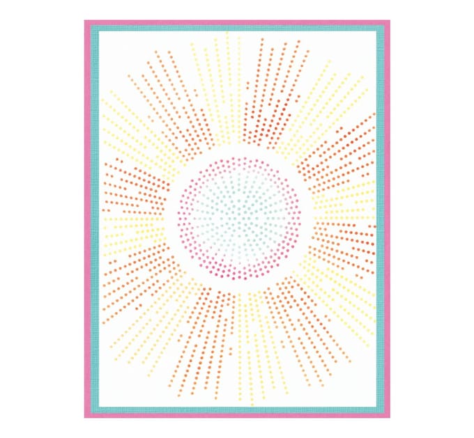 Sizzix A6 Stencil "Cosmopolitan - Shine Bright by Stacey Park"