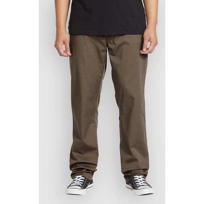 Volcom Frickin Modern Stret Broek bruin