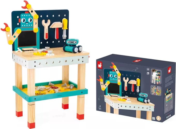 Janod - Brico'Kids - Grote robotwerkbank
