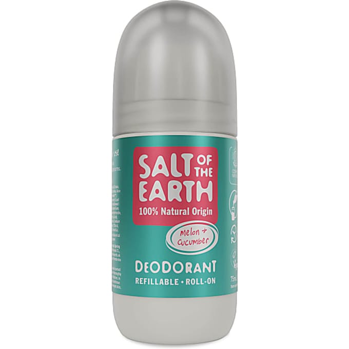 Salt Of The Earth Natural Deodorant Roll On, Melon & Cucumber (75ml)