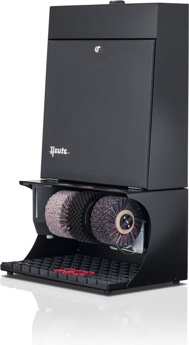 Heute Ronda 30 - Schoenpoetsmachine - Door leather - Housing black