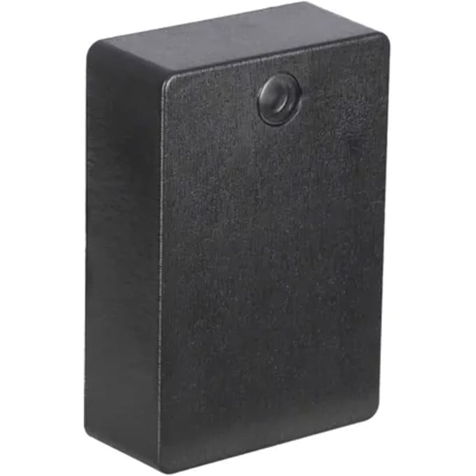 Qlink Schakelaar 7.3x13.4cm - Zwart - Opbouw - Spatwaterdicht