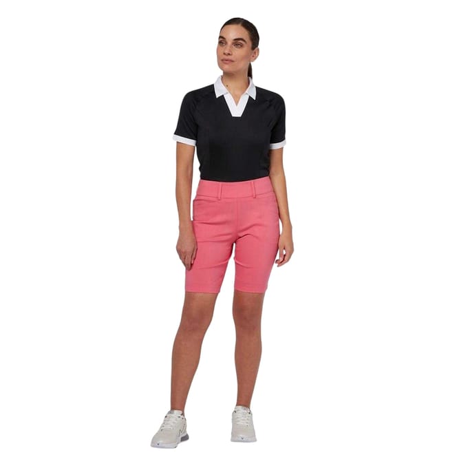 Callaway Raglan-poloshirt met kraag voor dames (Kaviaar)