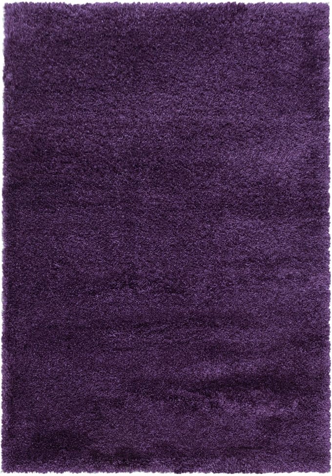 Extra hoogpolig shaggy vloerkleed Fluffy - lila - 280x370 cm