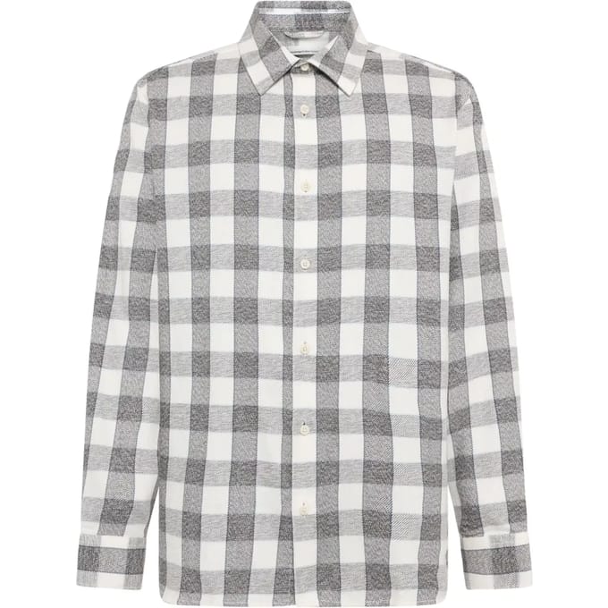 Flanellen overhemd met lange mouwen KnowledgeCotton Apparel Loose GOTS/Vegan