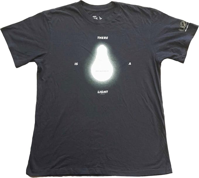 U2 - I+E Tour 2015 There Is A Light Heren T-shirt - M - Zwart