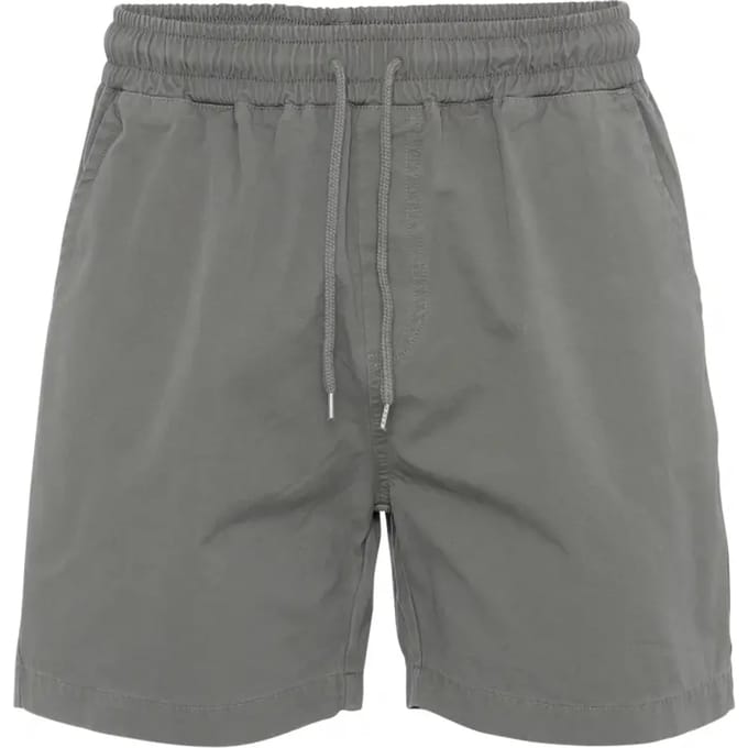 Twill Short broek Colorful Standard Organic storm grey