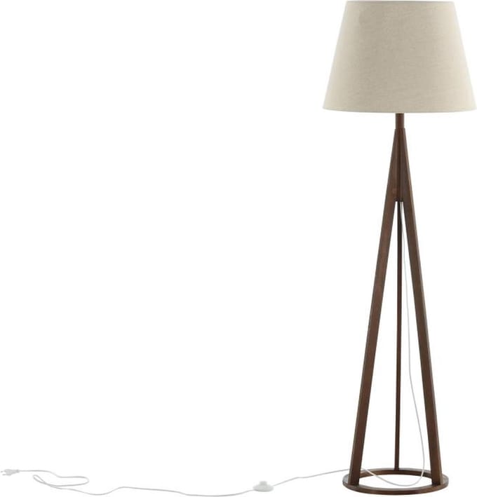 Svea - Nala vloerlamp - 160 cm - linnen - espresso