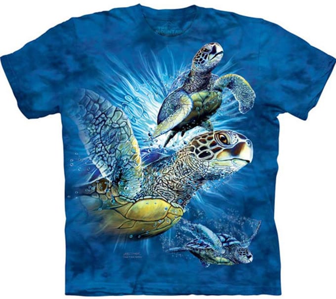 T-shirt Find 9 Sea Turtles M