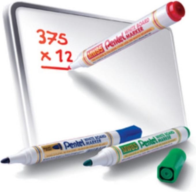 Pentel Whiteboardmarker MW85 Rood