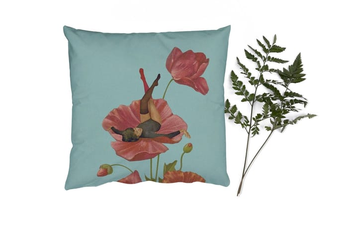 Sierkussens - Kussentjes Woonkamer - 60x60 cm - Dromen - Vintage - Vrouwen