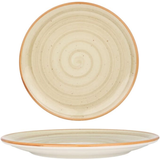 Bonna Dessertbord - Aura Terrain - Porselein - 21 cm - set van 6
