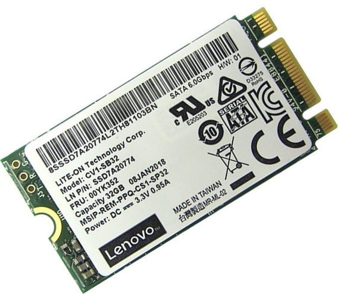 Lenovo 7N47A00129 internal solid state drive M.2 32 GB SATA III MLC