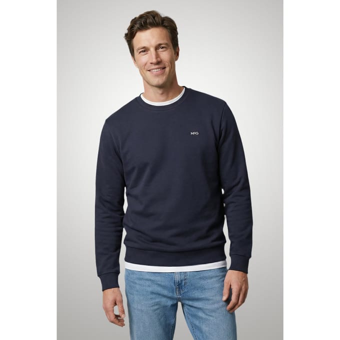 McGregor Mcg Logo Crew Navy Maat: XL | Sweaters Outlet | Heren | Blauw