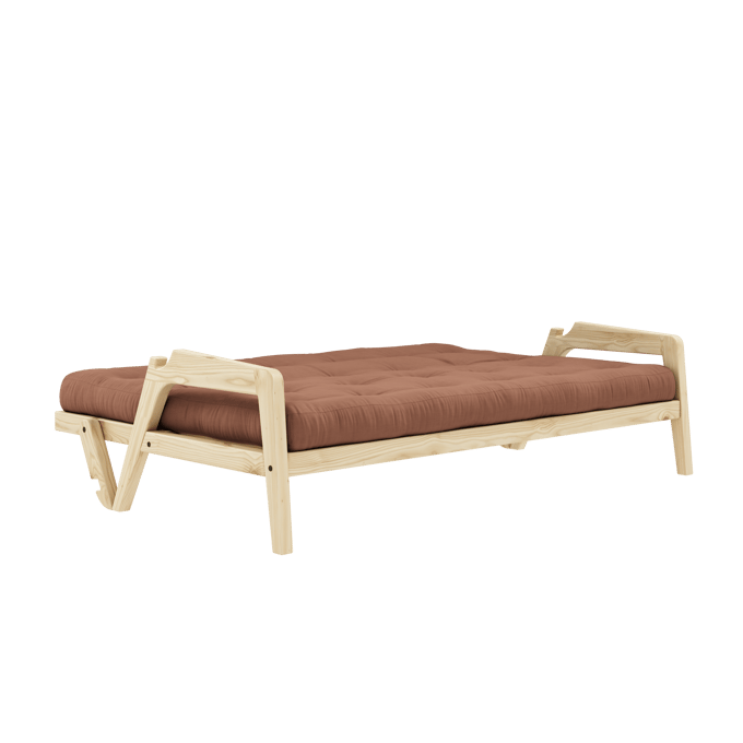 Karup Grab Slaapbank - 759 Clay Brown - 101ClearLacquered