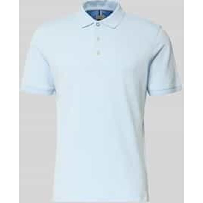 Brax Heren Poloshirt  Style PETE sky, lichtblauw, maat M