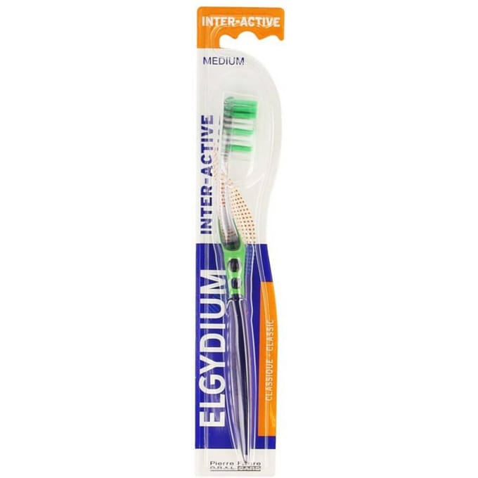 Oral Care Elgydium Inter-active Tandenborstel | Klassiek Medium 1