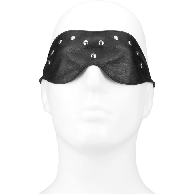 Rimba - Blinddoek Leer Gedecoreerd Met siernieten