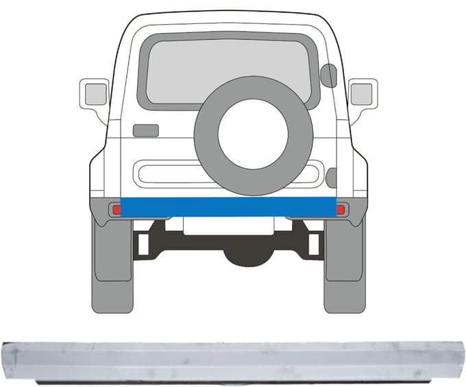 Binnen achterste reparatiepaneel voor Suzuki Samurai 1981-