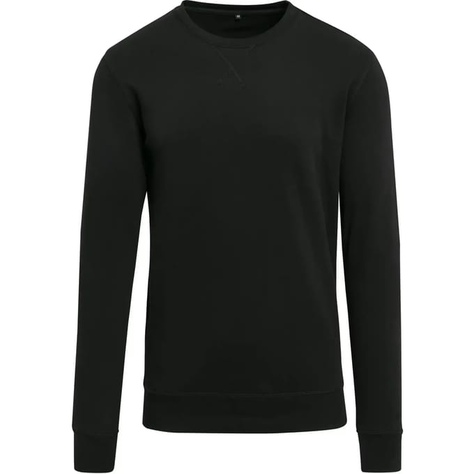 Lichtgewicht crew Sweatshirt Black maat S