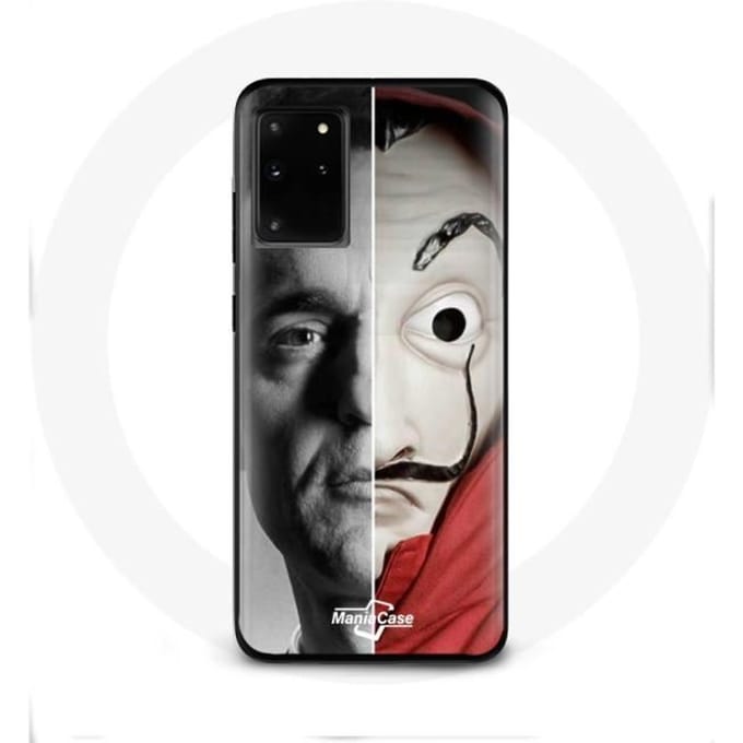 Hoesje voor Samsung Galaxy S11 Plus Berlin La casa de papel Berlin Mask Split