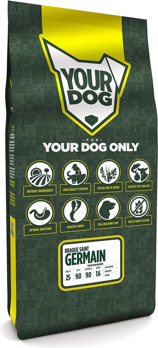 Yourdog Braque saint germain - Hondenbrokken - Volwassen - 12 kg