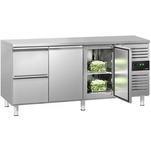 GGM Gastro Kühltisch ECO - 1795x700mm - mit 2 Türen - 2 Schubladen
