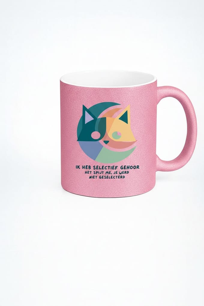 Mok Selectief Gehoor Katten Design - Koffie & Cadeau Idee