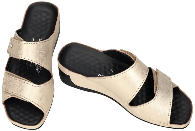 Vital -Dames - goud - slippers & muiltjes - maat 36