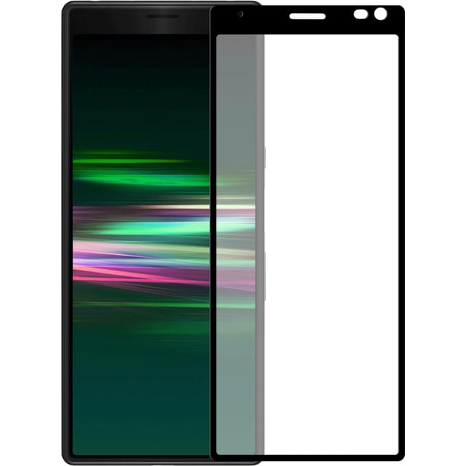 Sony Xperia 10 Plus screenprotector gehard glas Edge to Edge
