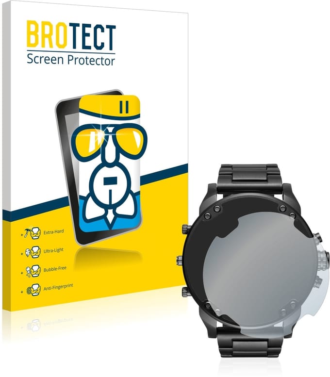 Screenprotector voor Diesel DZ7395 Mr. Daddy 2.0 Beschermglas transparant