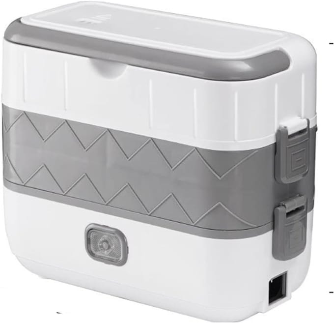 Elektrische Lunchbox - Warme Maaltijd Box - Onderweg Eten - Zelf Opwarmend - Vierkant Ontwerp - Effend Kleur