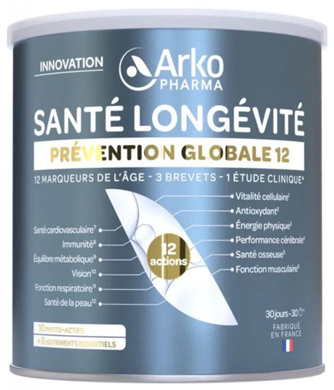 Arkopharma Santé Longévité Prévention Globale 12 285 g