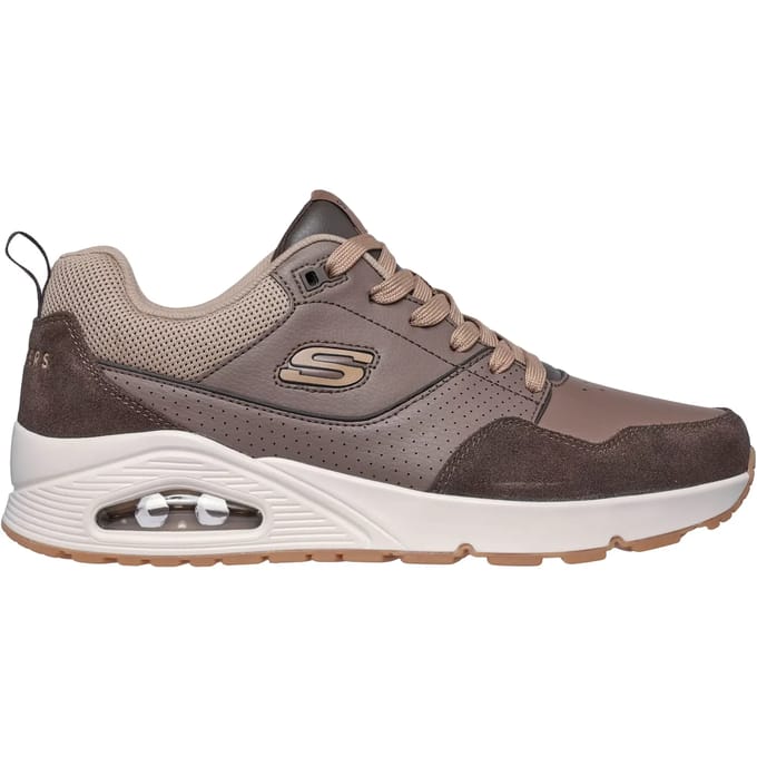 Skechers Skechers Uno-Retro One Sneakers bruin Suede
