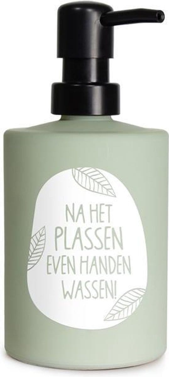 Zeeppompje - Na het plassen even handen wassen