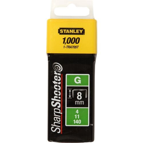 Stanley Nieten Gegalvaniseerd 10,6x8mm - Type G 4/11/140 - 1000 Stuks
