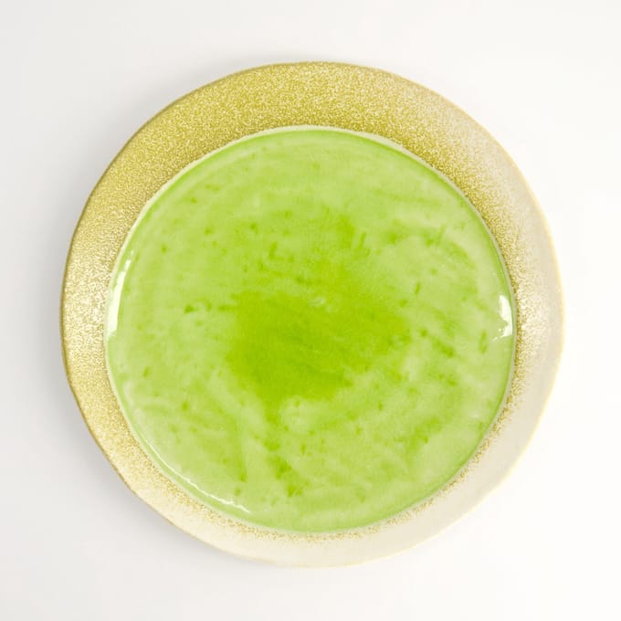Tokyo Design Studio - Mino Craft Rond Bord - Groen - 24,7 x 3 cm